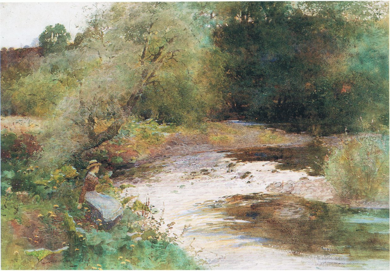 By the Stream by Thomas Mackay