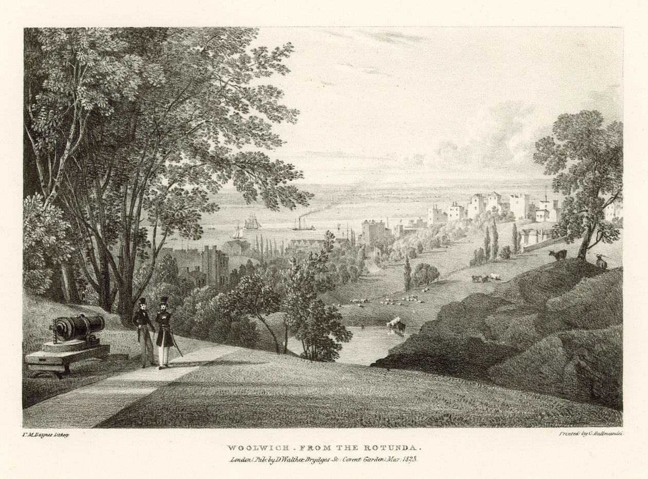 Woolwich from the Rotunda, London by Thomas Mann Baynes