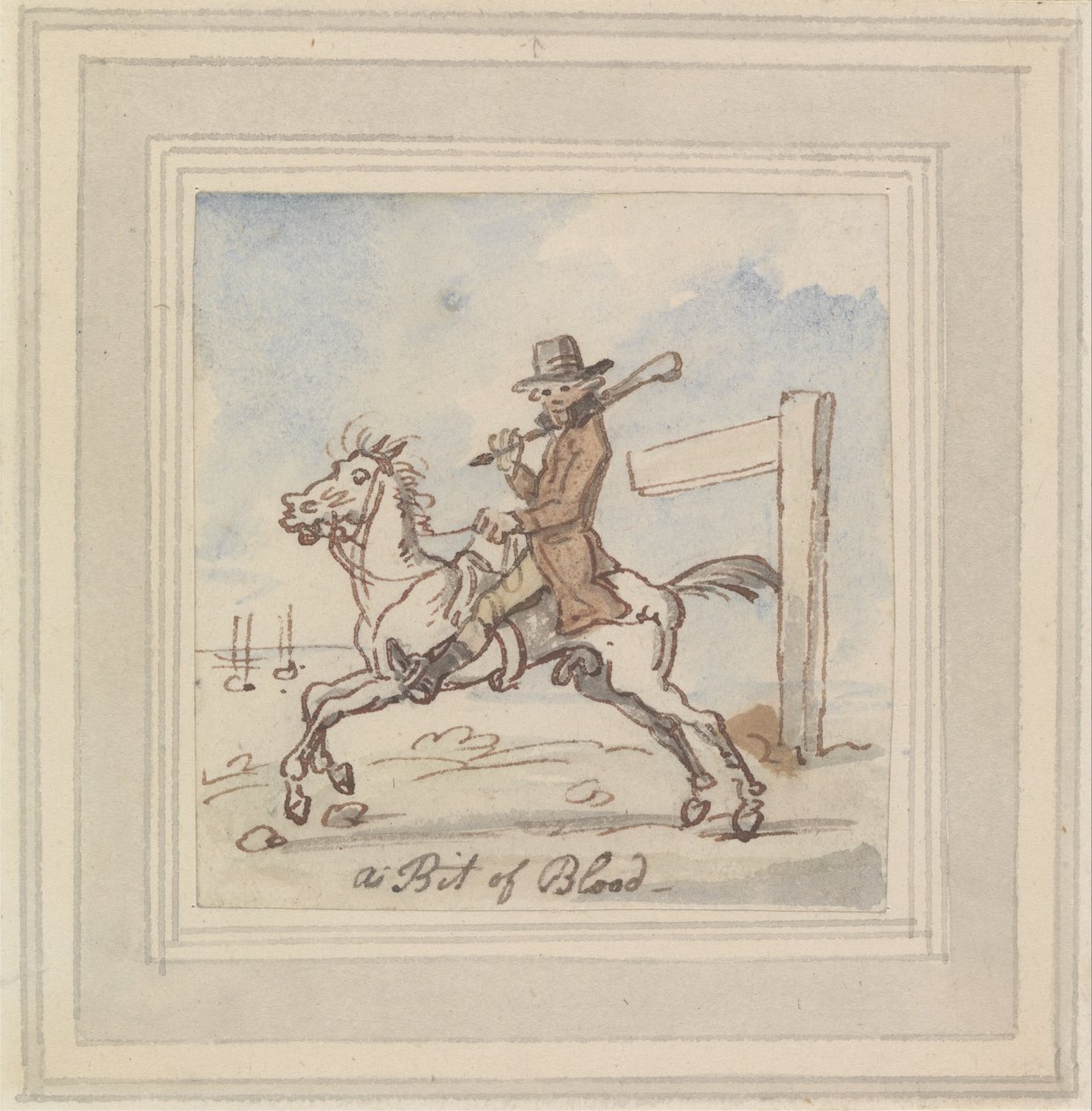A Bit of Blood by Thomas Rowlandson
