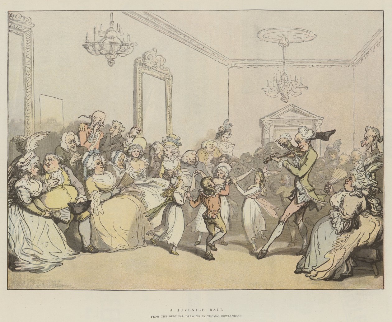 A Juvenile Ball by Thomas Rowlandson