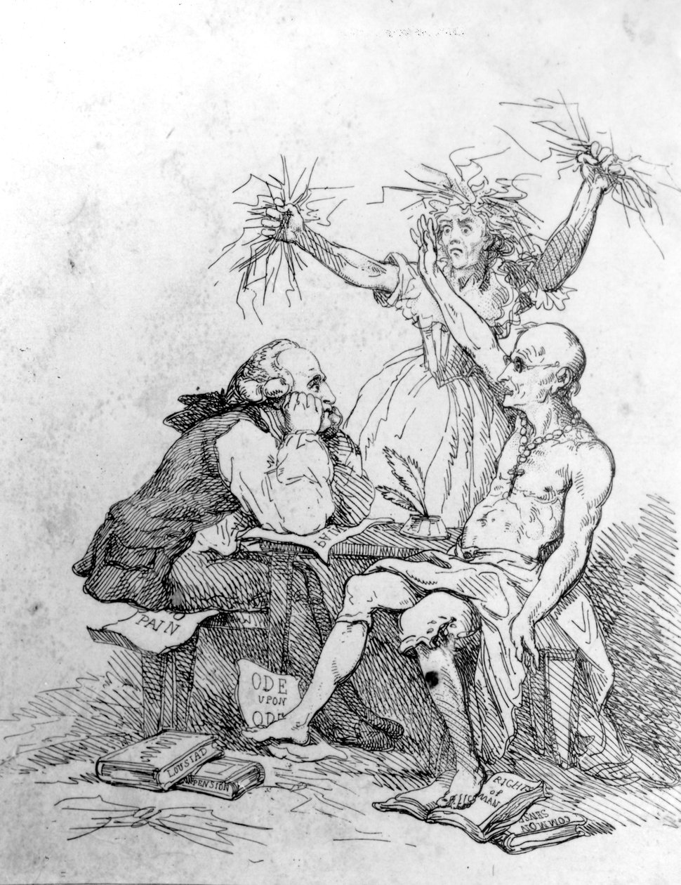 A Peep into Bethlehem by Thomas Rowlandson