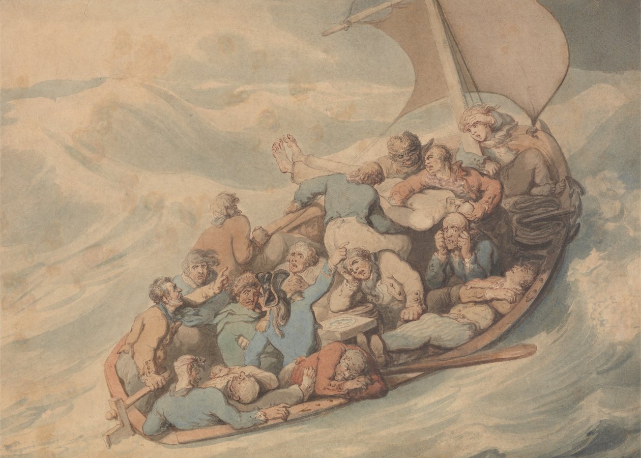 Distress by Thomas Rowlandson