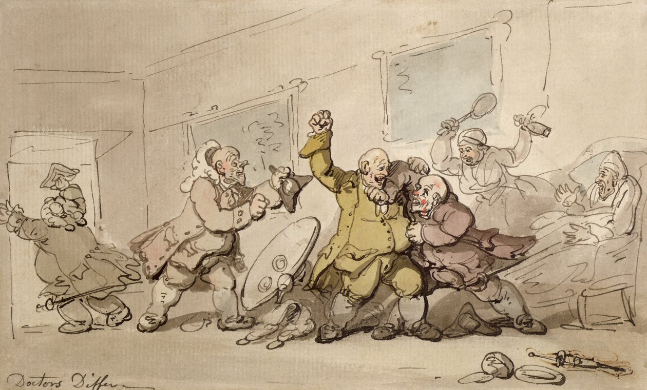 Doctors Differ by Thomas Rowlandson