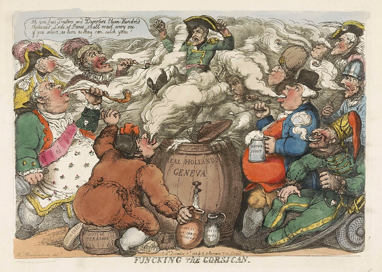 Funcking the Corsican by Thomas Rowlandson