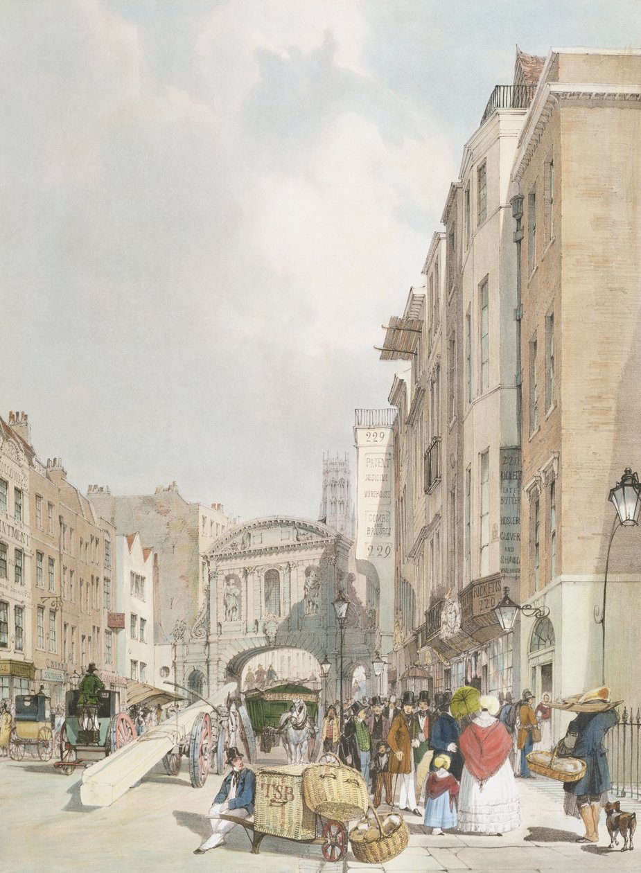 Temple Bar, from the Strand, from 