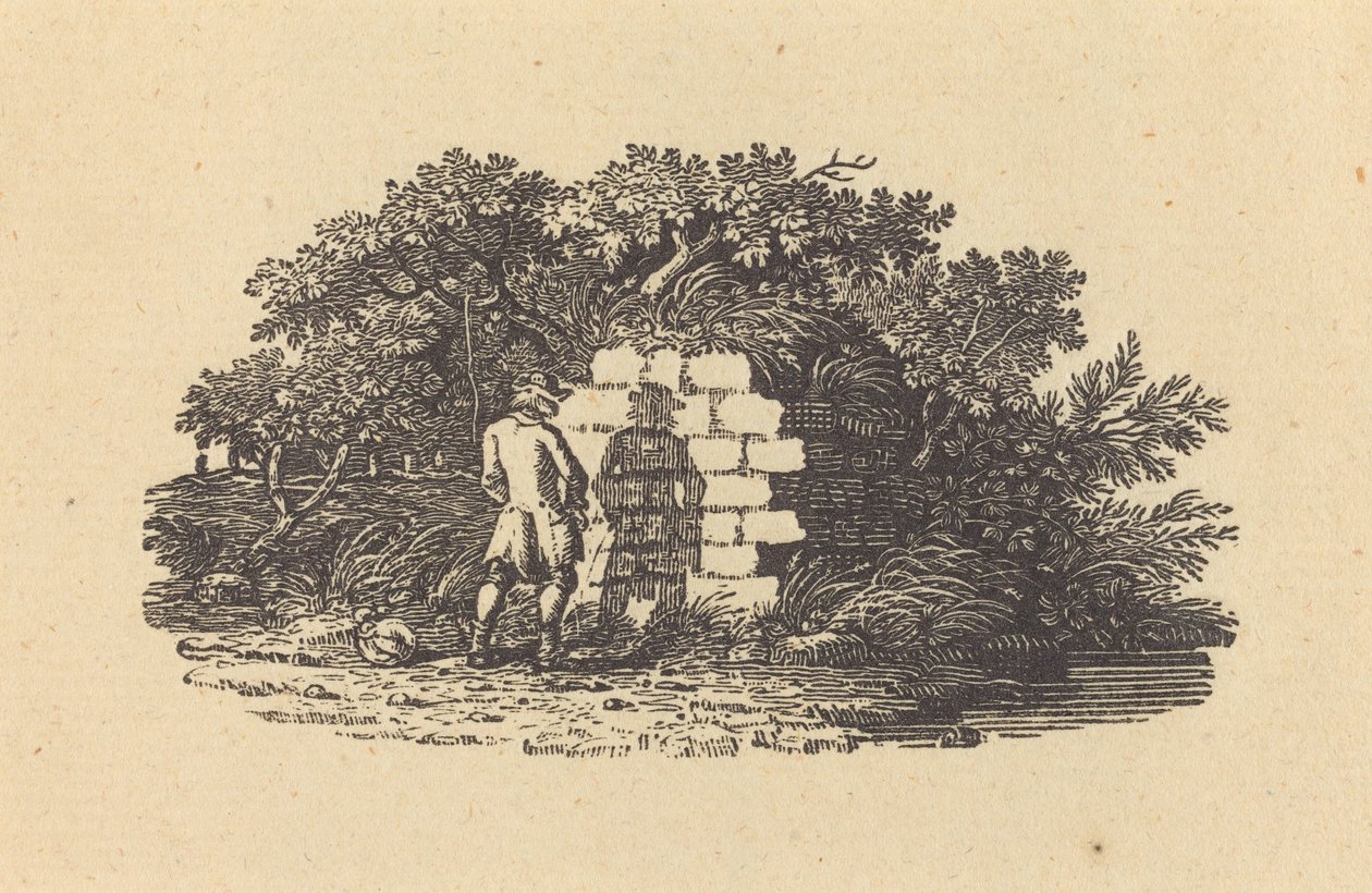Man Pissing by Thomas Bewick
