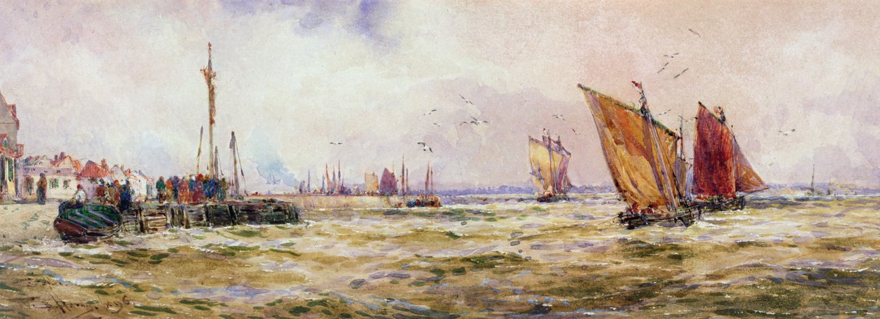 The Harbour by Thomas Bush Hardy