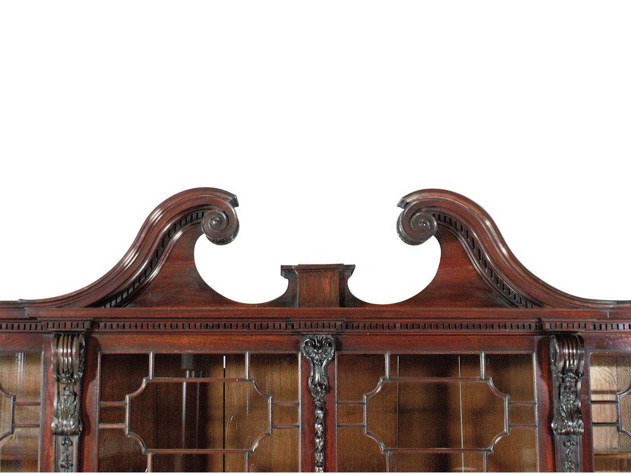 A George III Breakfront Bookcase by Thomas Chippendale