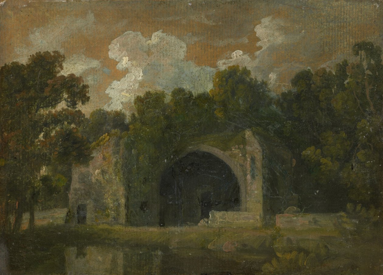 Ruins in a Landscape by Thomas Churchyard