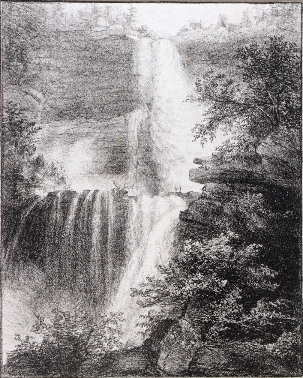 Falls at Catskill by Thomas Cole