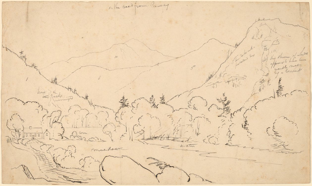 On the Road from Conway by Thomas Cole