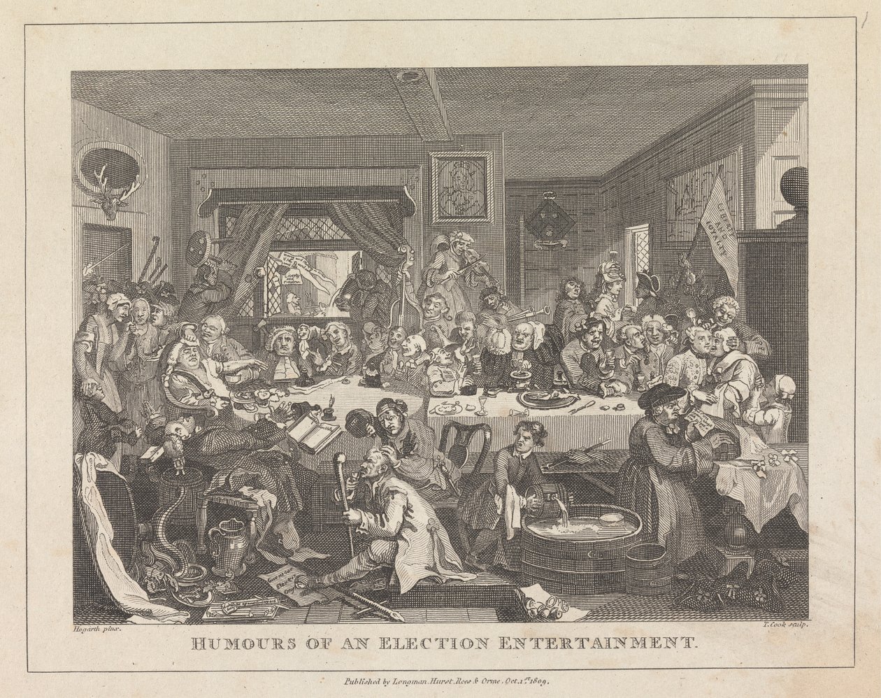 Humours of an Election Entertainment by Thomas Cook