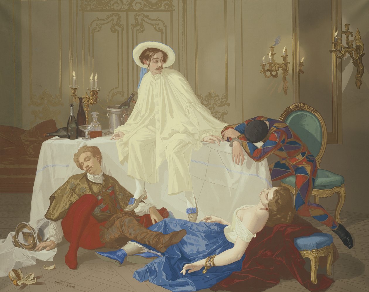 The Supper after the Masked Ball, c.1855 by Thomas Couture