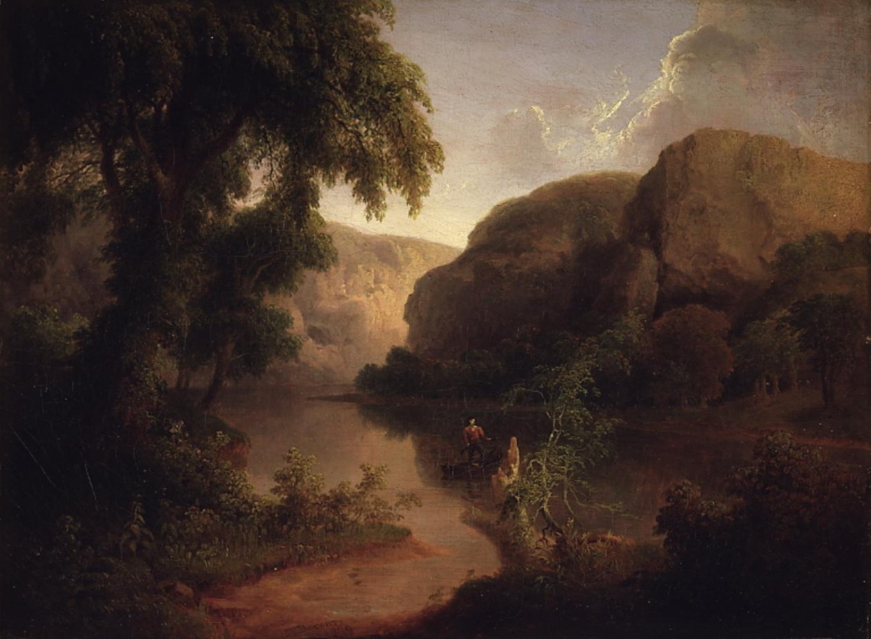 River between Rocks by Thomas Doughty