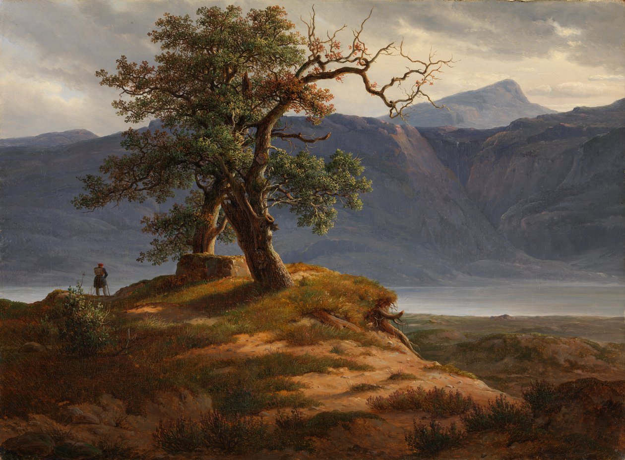 Landscape with Wanderer by Thomas Fearnley