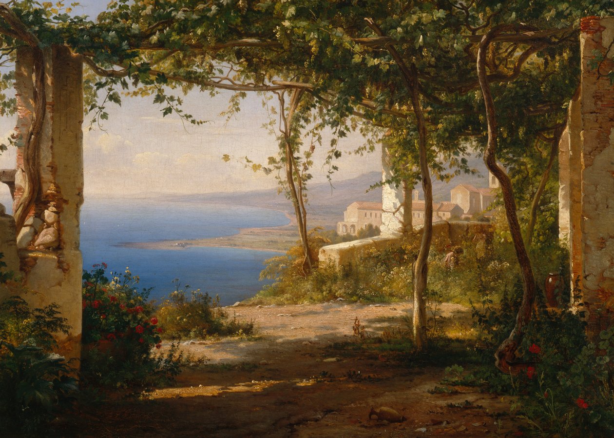 View Over Naples Gulf by Thomas Fearnley