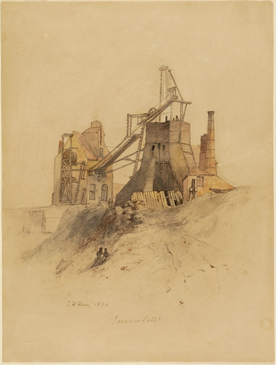 Jarrow Colliery by Thomas H. Hair