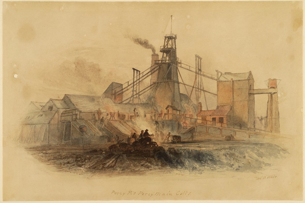 Percy Pit, Percy Main Colliery by Thomas H. Hair