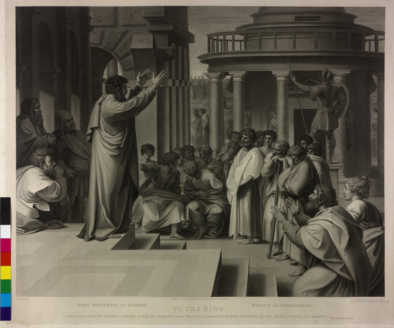 Paul preaching in Athens by Thomas Holloway