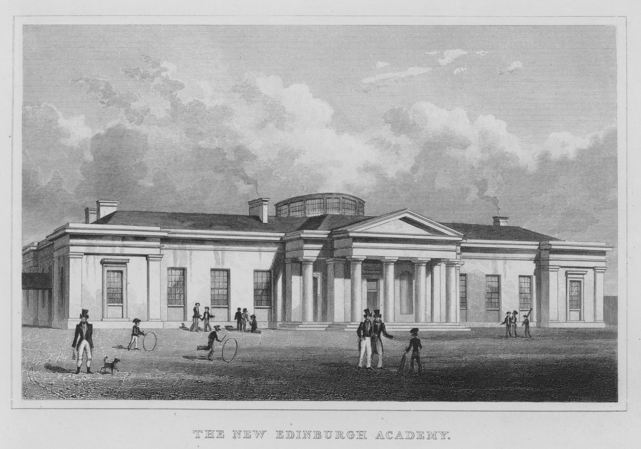 The New Edinburgh Academy by Thomas Hosmer Shepherd