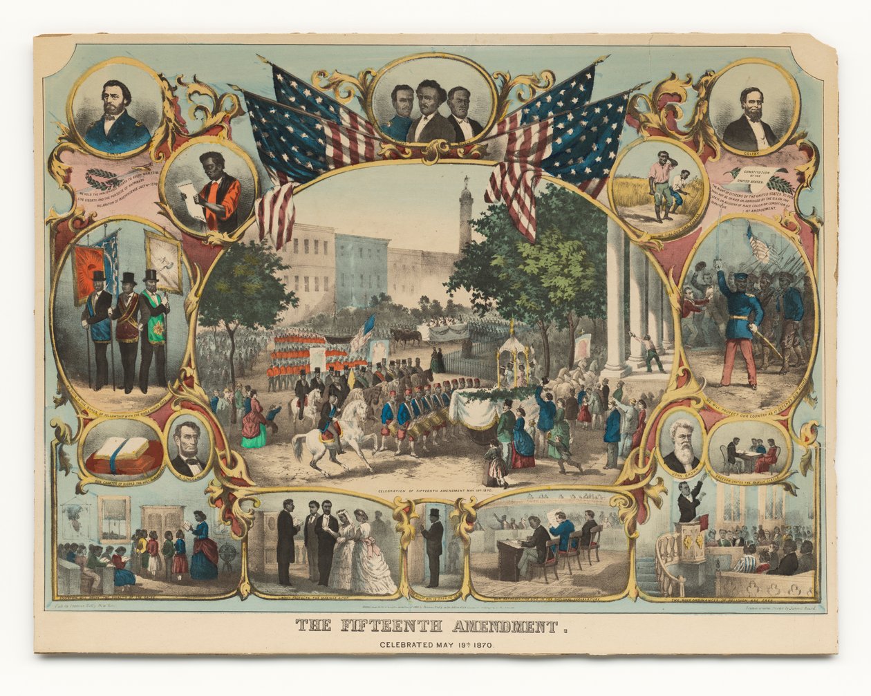 The Fifteenth Amendment. Celebrated May 19th 1870 by Thomas Kelly