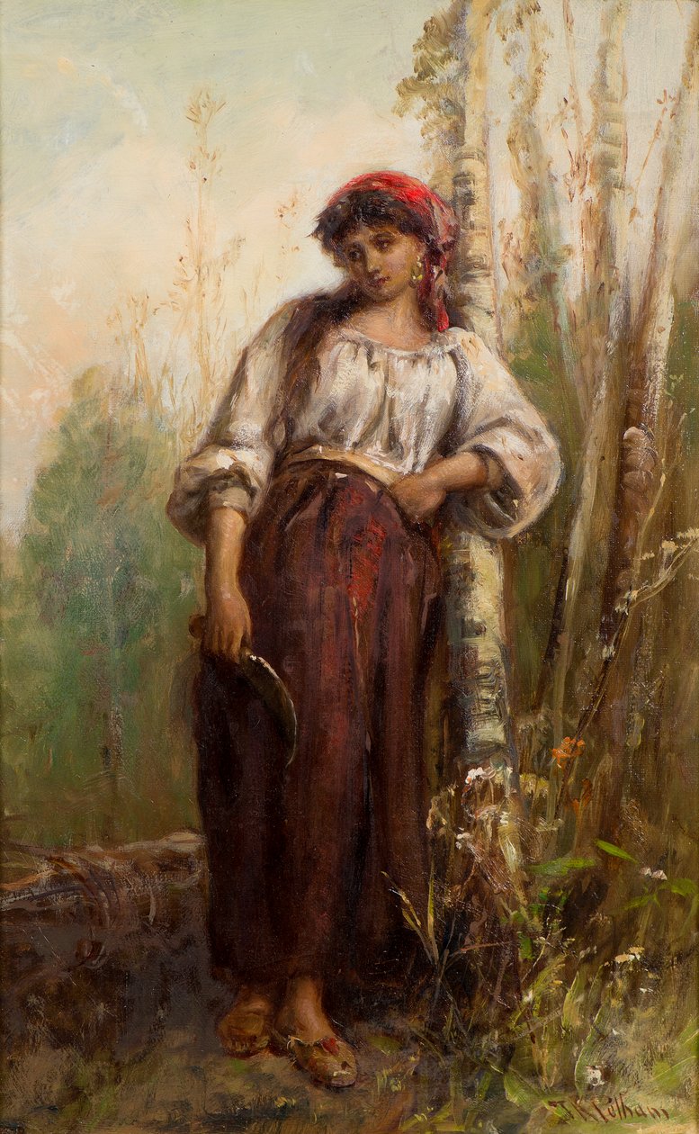 A Woodcutter of the Basque Provinces by Thomas Kent Pelham
