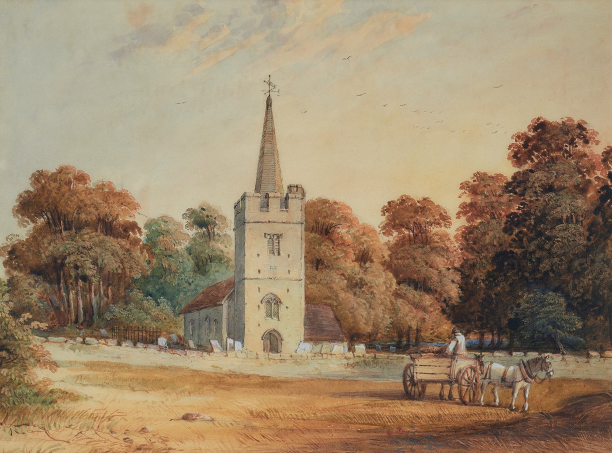 Barming Church by Thomas Light Merritt