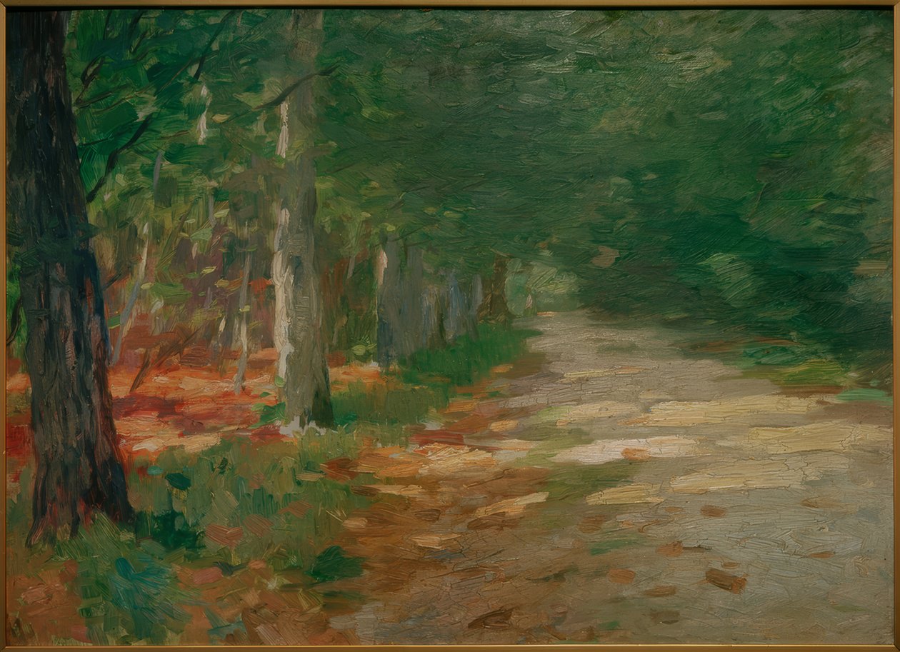 Forest Path with Sunspots by Thomas Ludwig Herbst