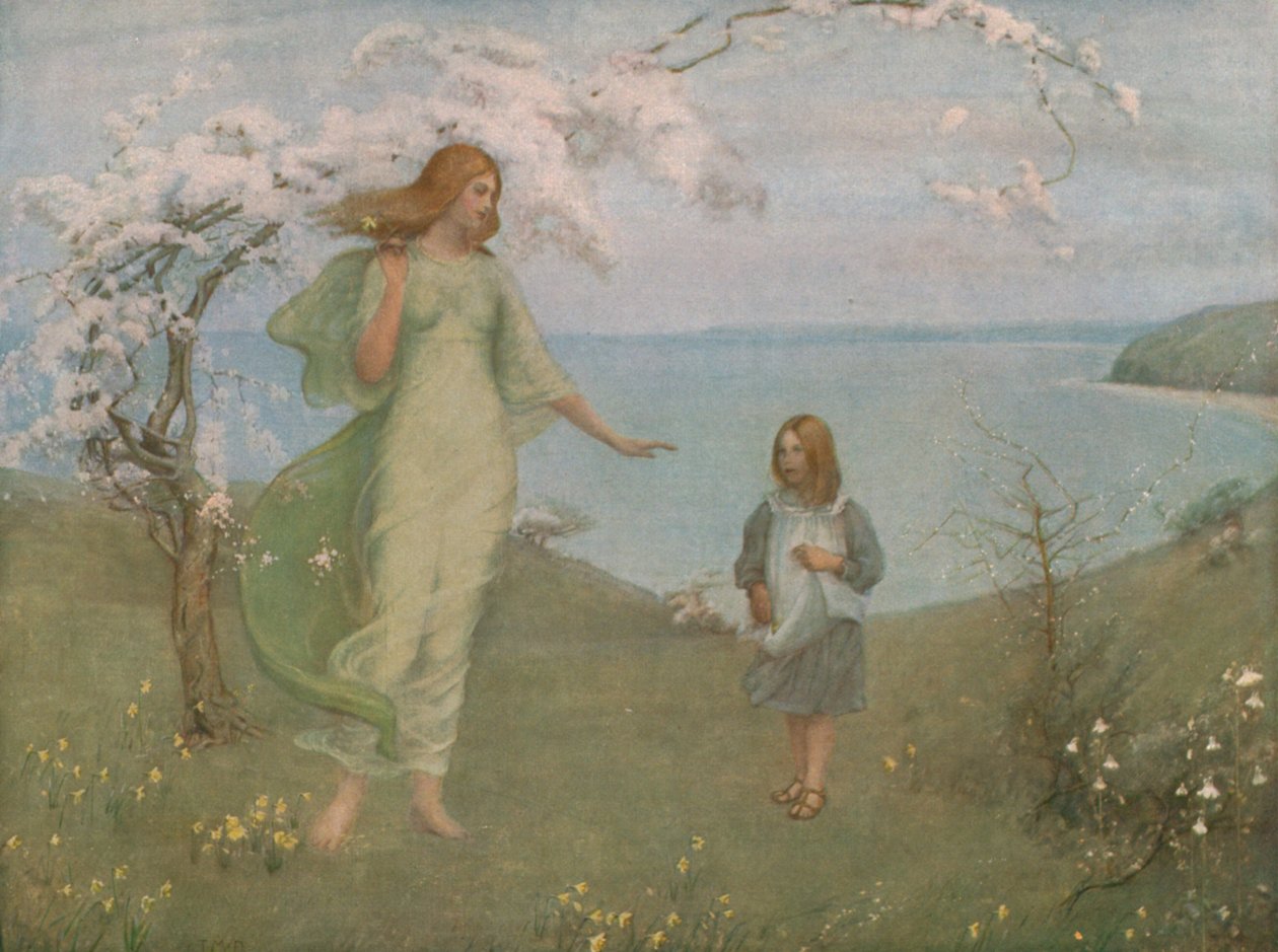 A Vision of Spring by Thomas Millie Dow
