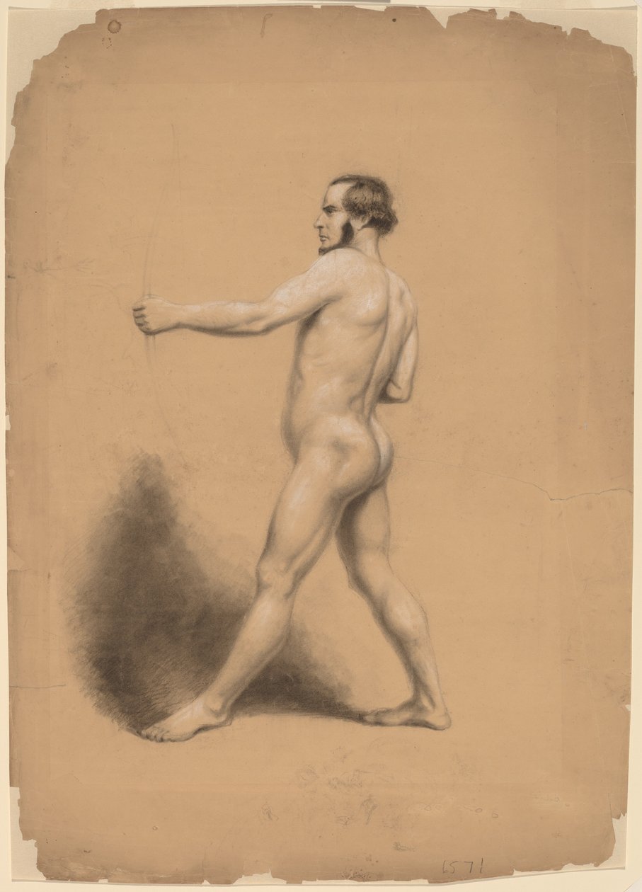 Archer, Nude Study by Thomas Nast