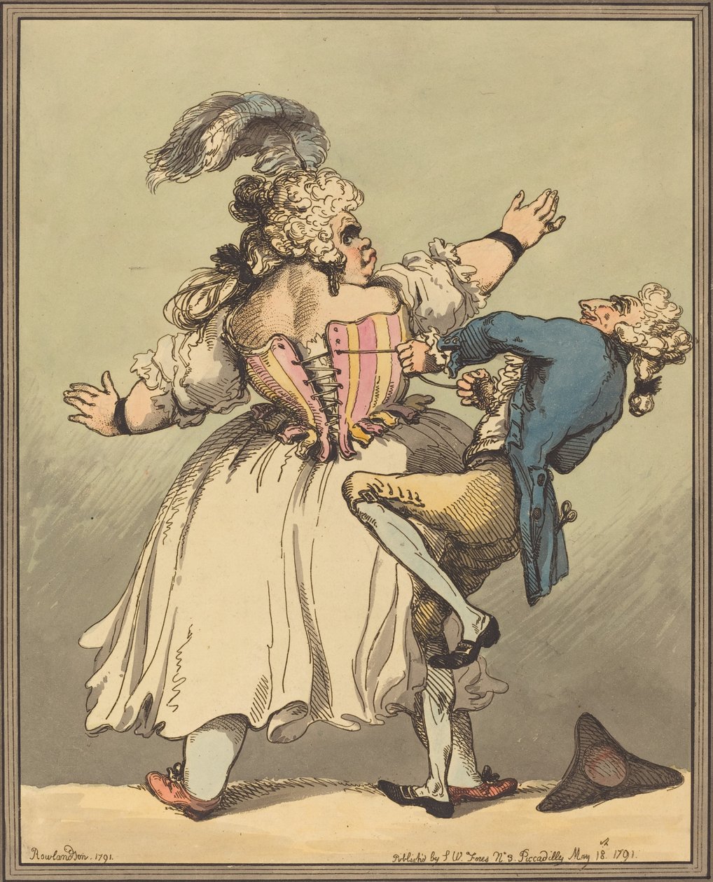 A Little Tighter, 1791 by Thomas Rowlandson