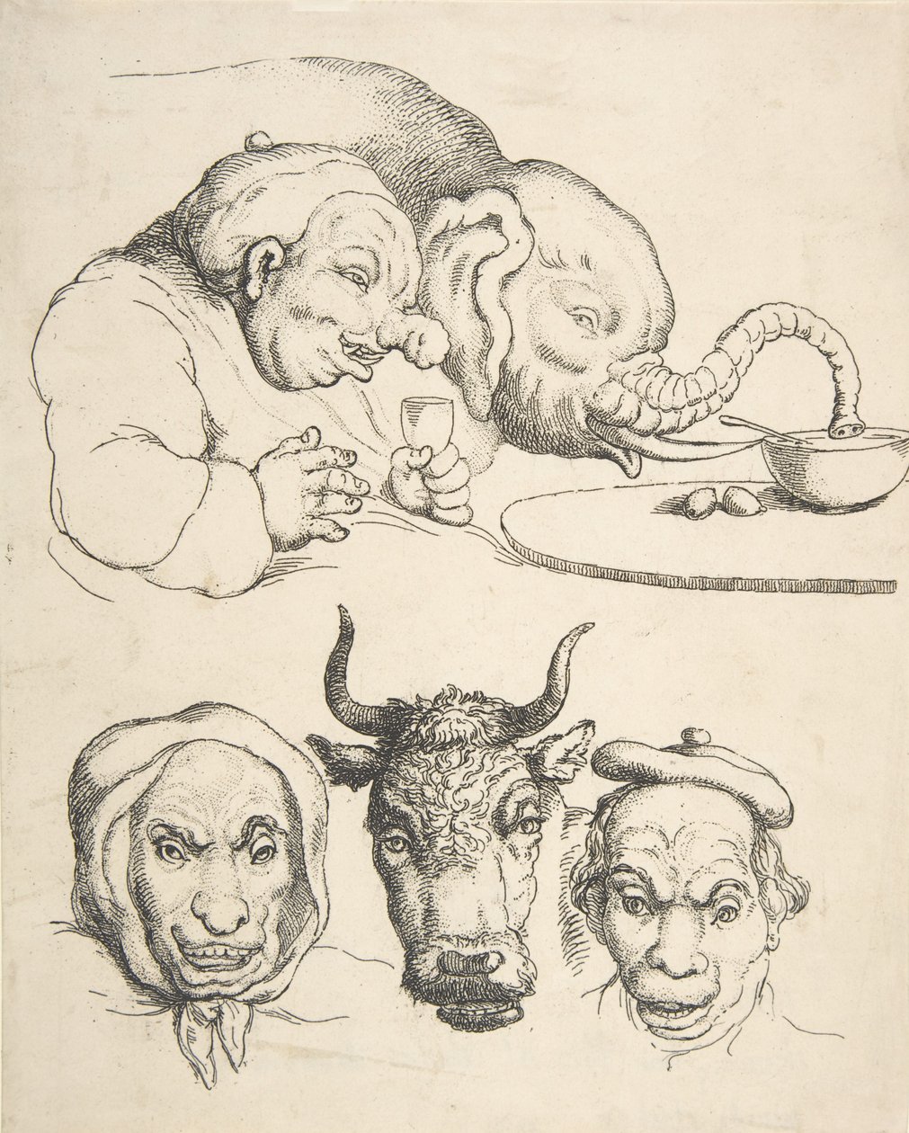 Comparative Anatomy by Thomas Rowlandson