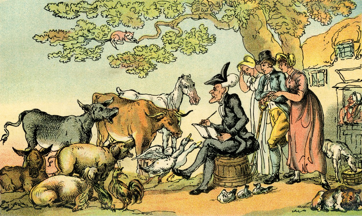 Dr Syntax Sketching After Nature by Thomas Rowlandson