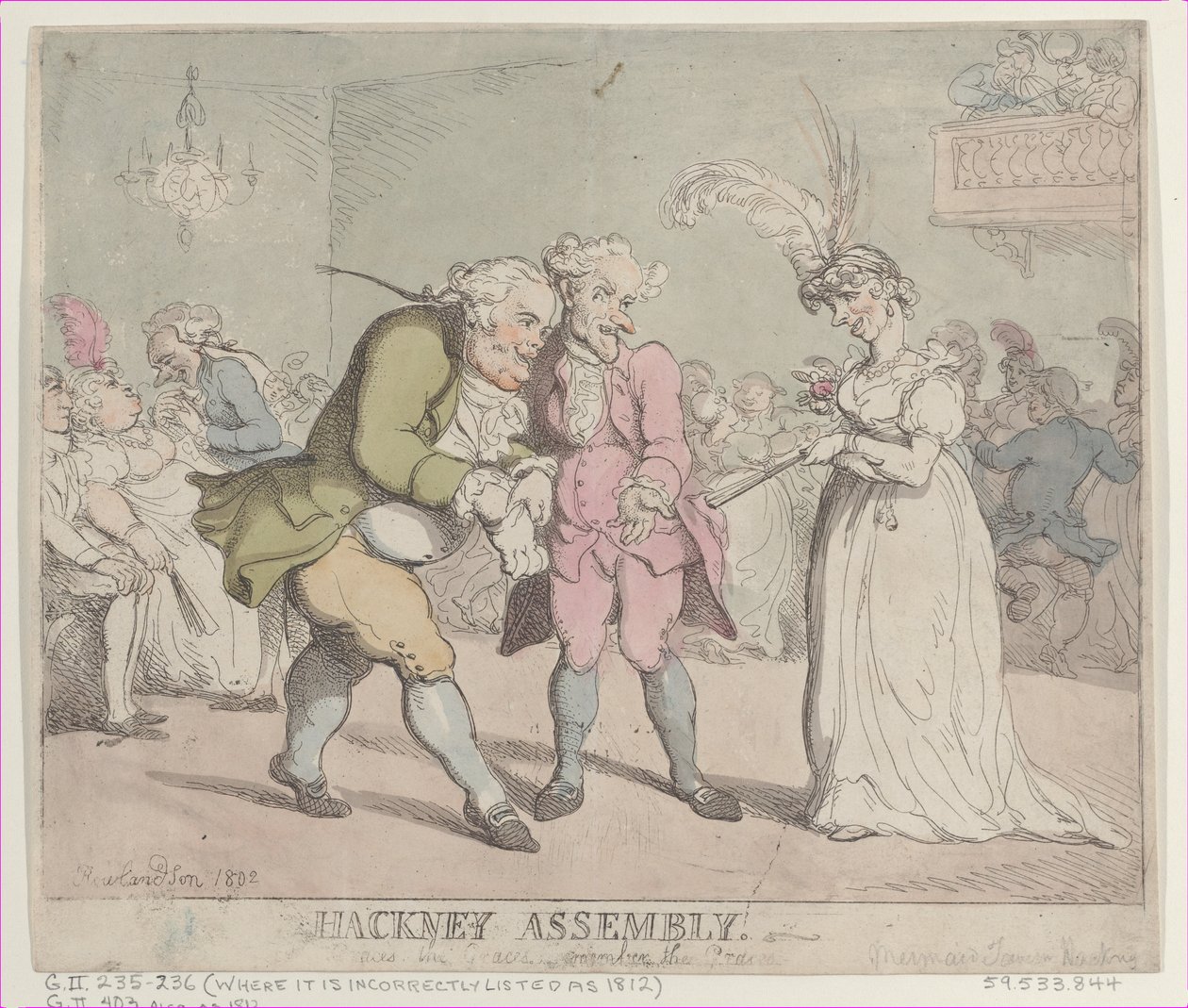 Hackney Assembly by Thomas Rowlandson