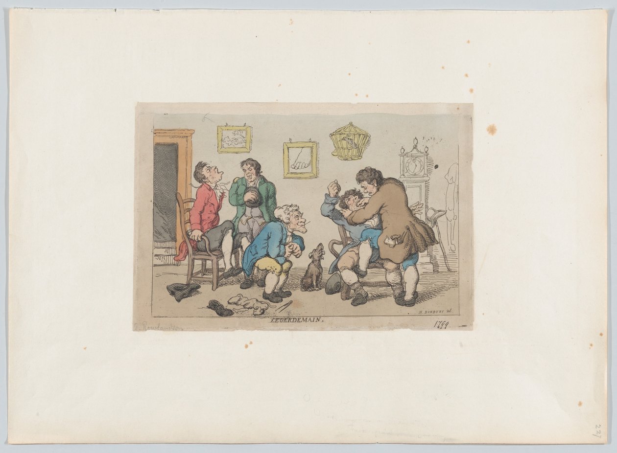 Legerdemain, 1799 by Thomas Rowlandson