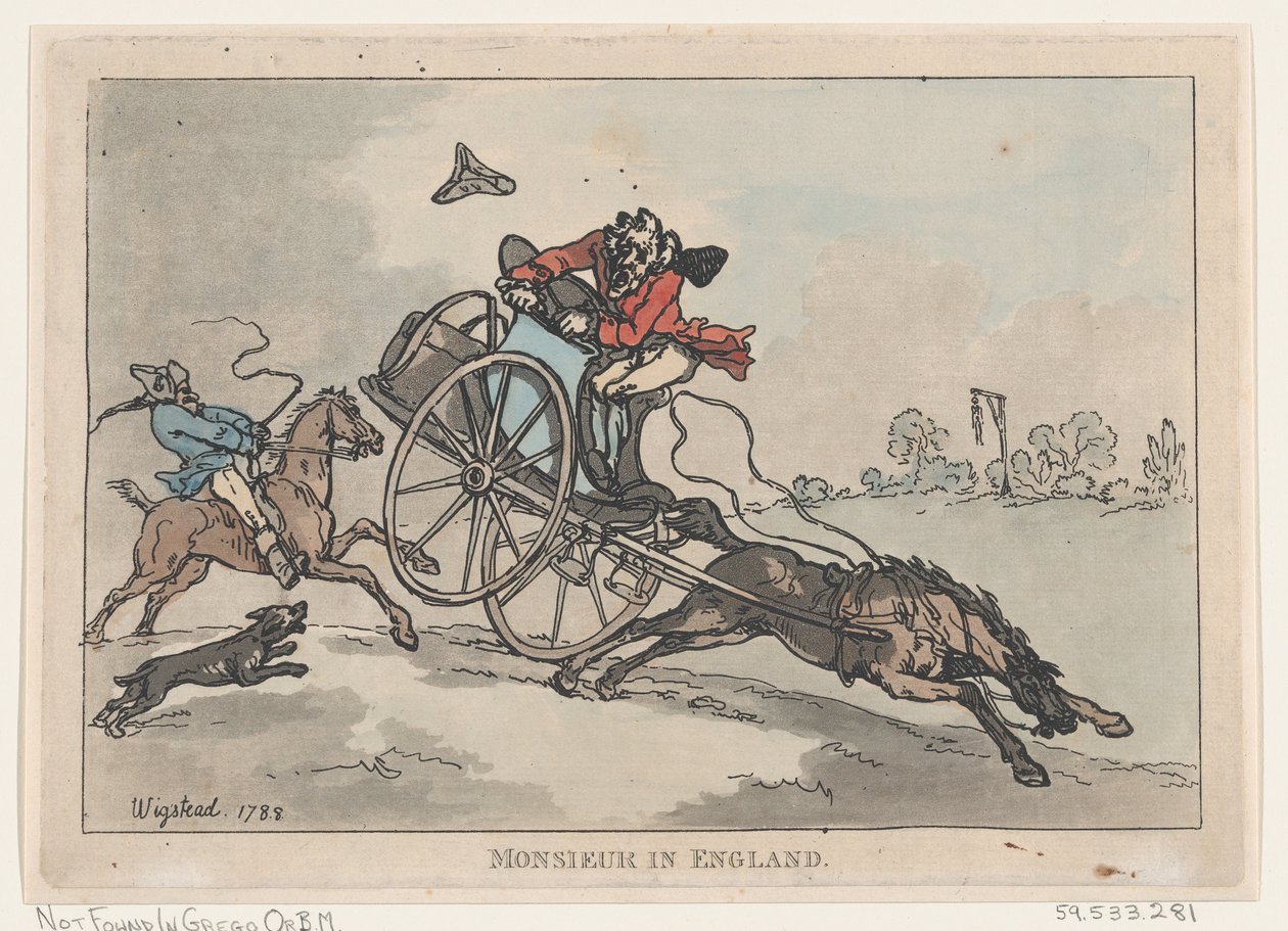 Monsieur in England by Thomas Rowlandson