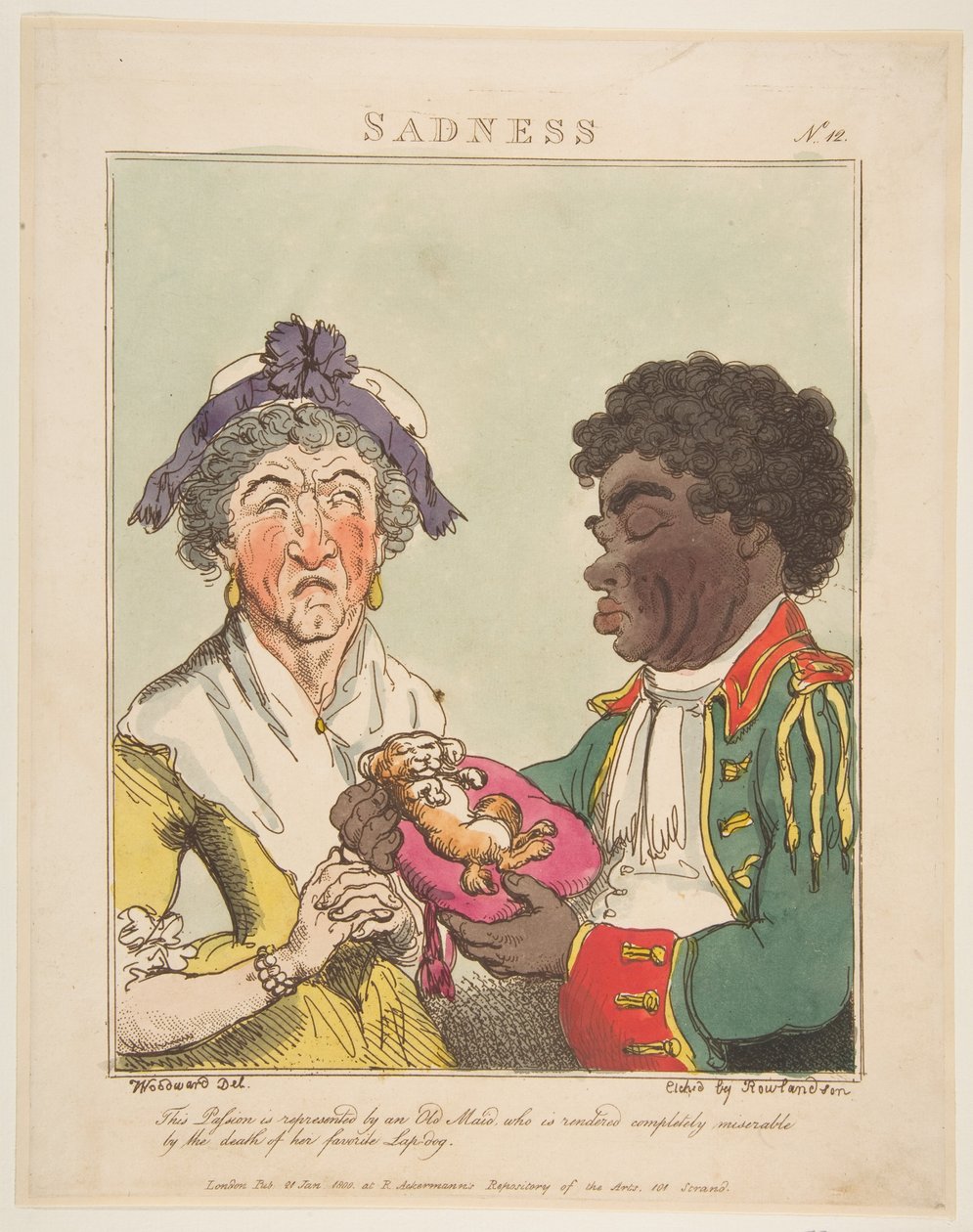 Sadness by Thomas Rowlandson