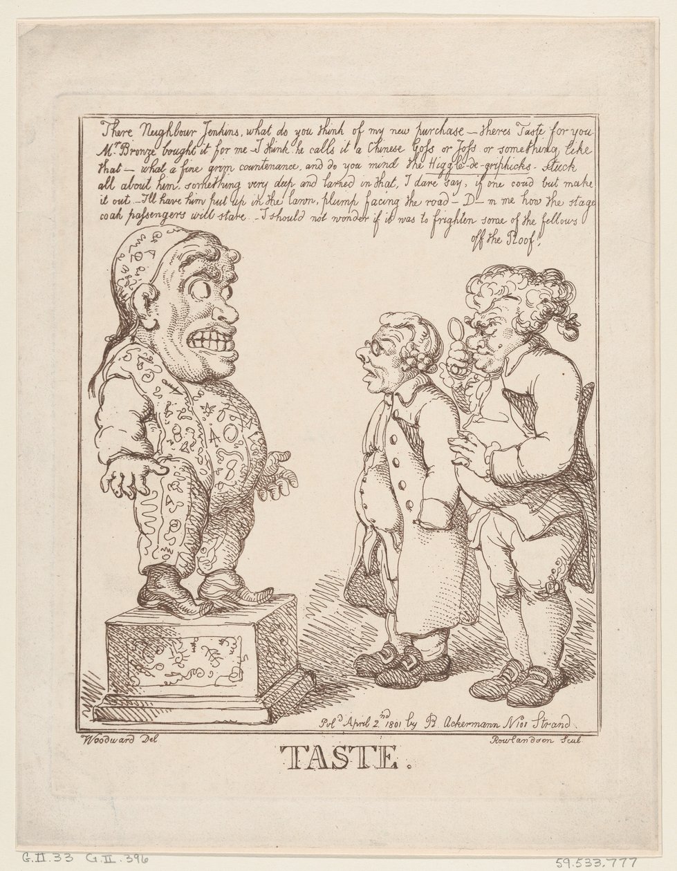 Taste by Thomas Rowlandson