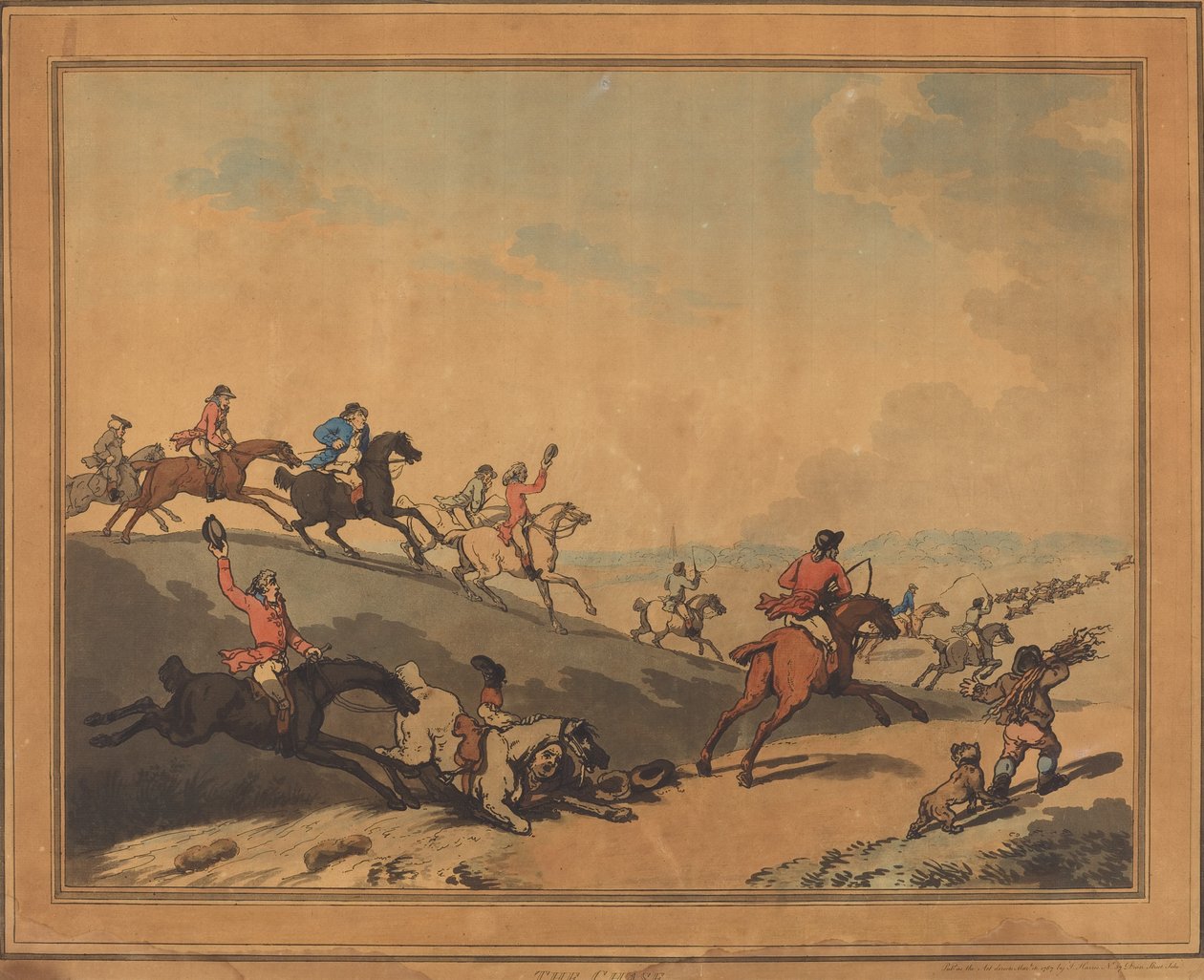 The Chase by Thomas Rowlandson