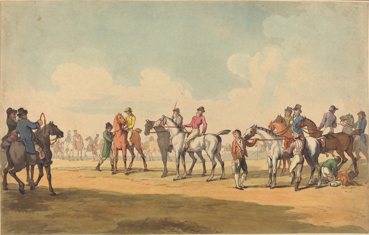 The Course by Thomas Rowlandson