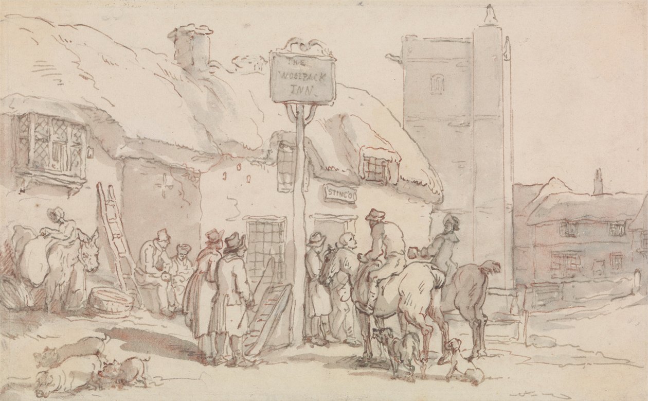 The Woolpack Inn by Thomas Rowlandson