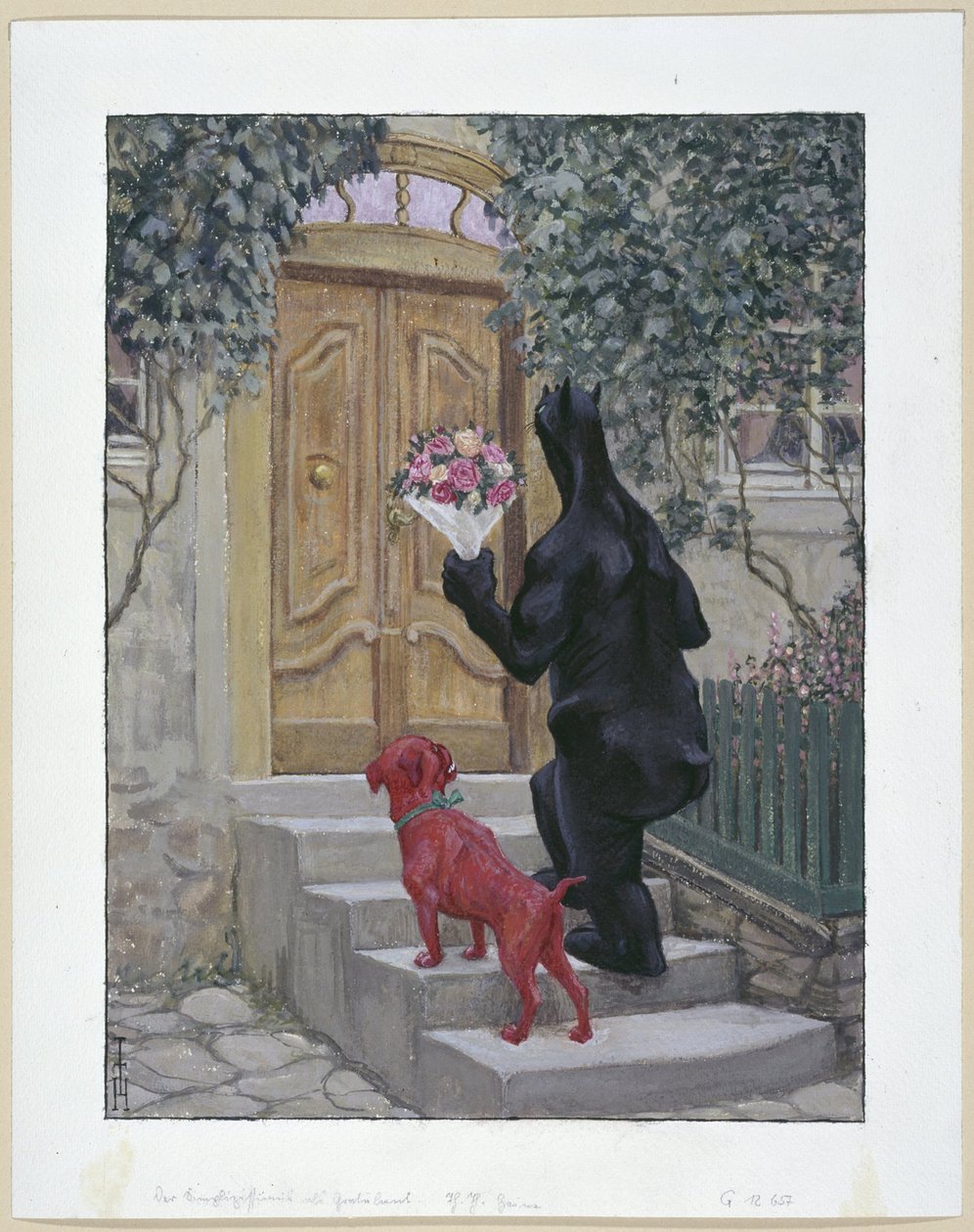 The Simplicissimus as Congratulator by Thomas Theodor Heine