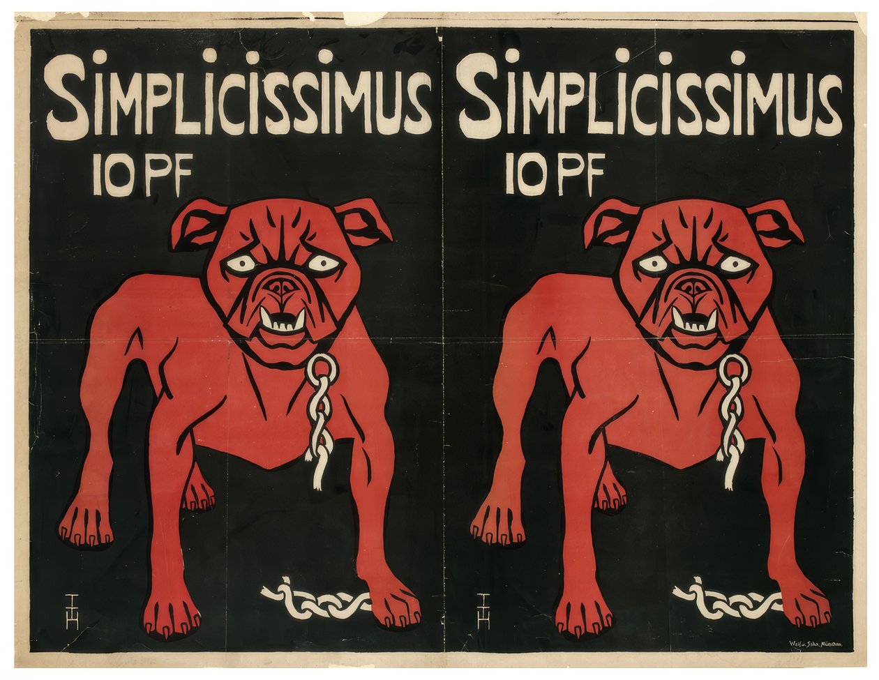 SIMPLICISSIMUS 10 PF by Thomas Theodor Heine