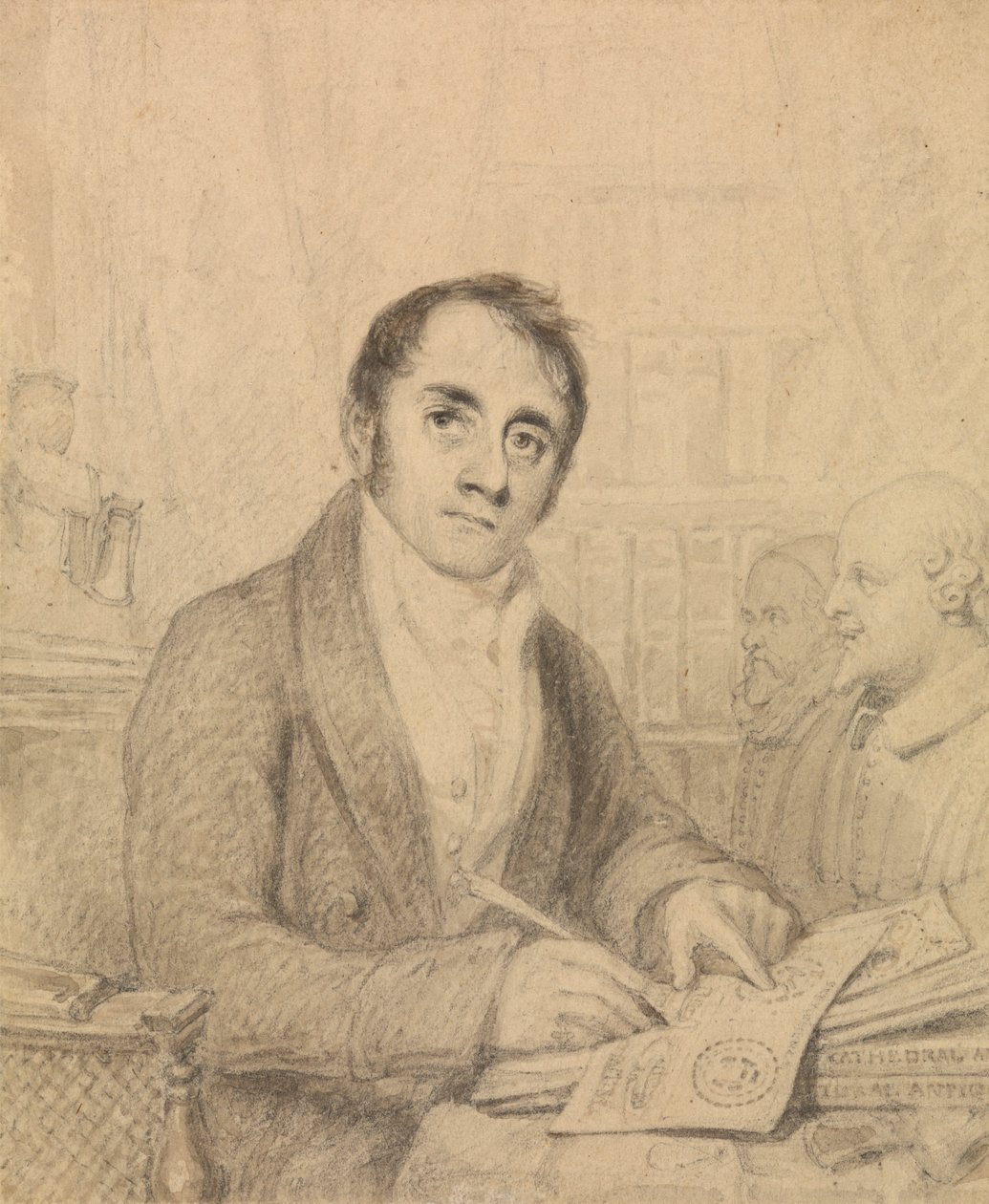John Britton, F.S.A. by Thomas Uwins
