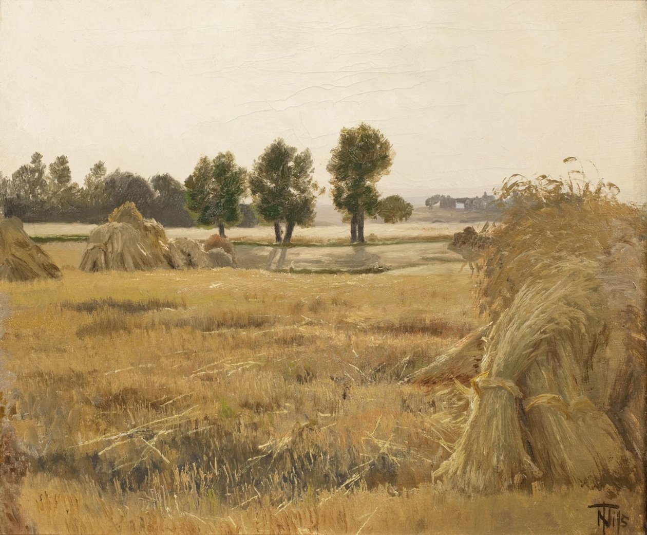 Field with Sheaves of Corn by Thorvald Niss