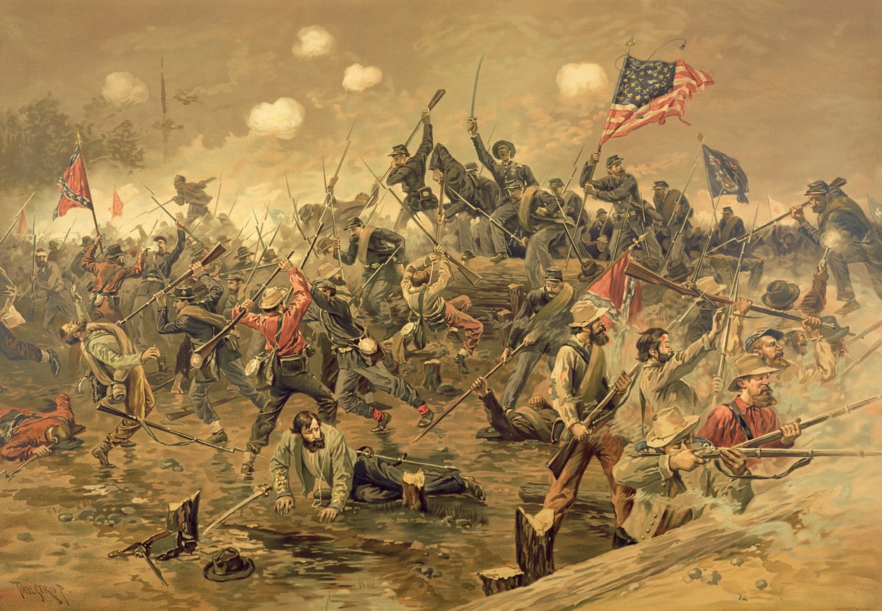 Battle of Spottsylvania by Thure de (after) Thulstrup