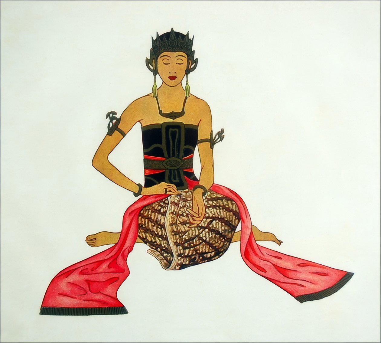 Classical Javanese Dancer by Thyra Kleen