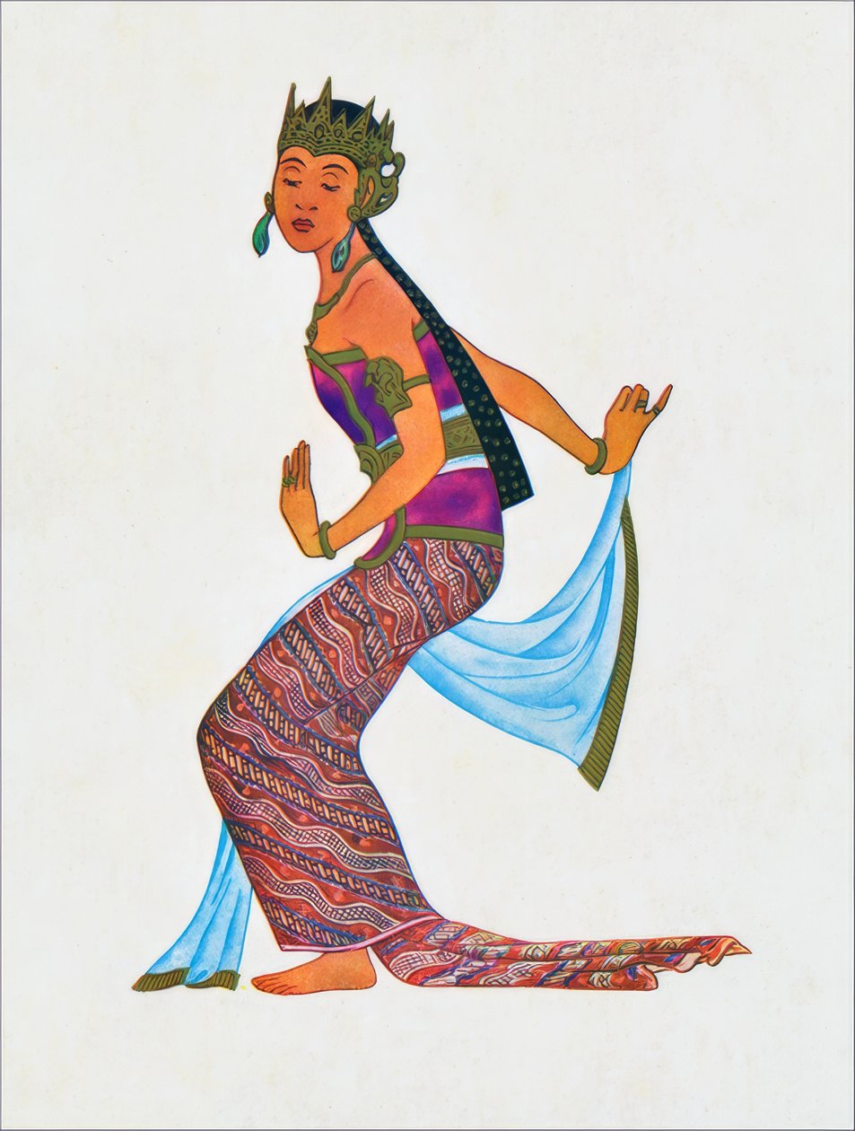Classical Javanese Dancer by Thyra Kleen