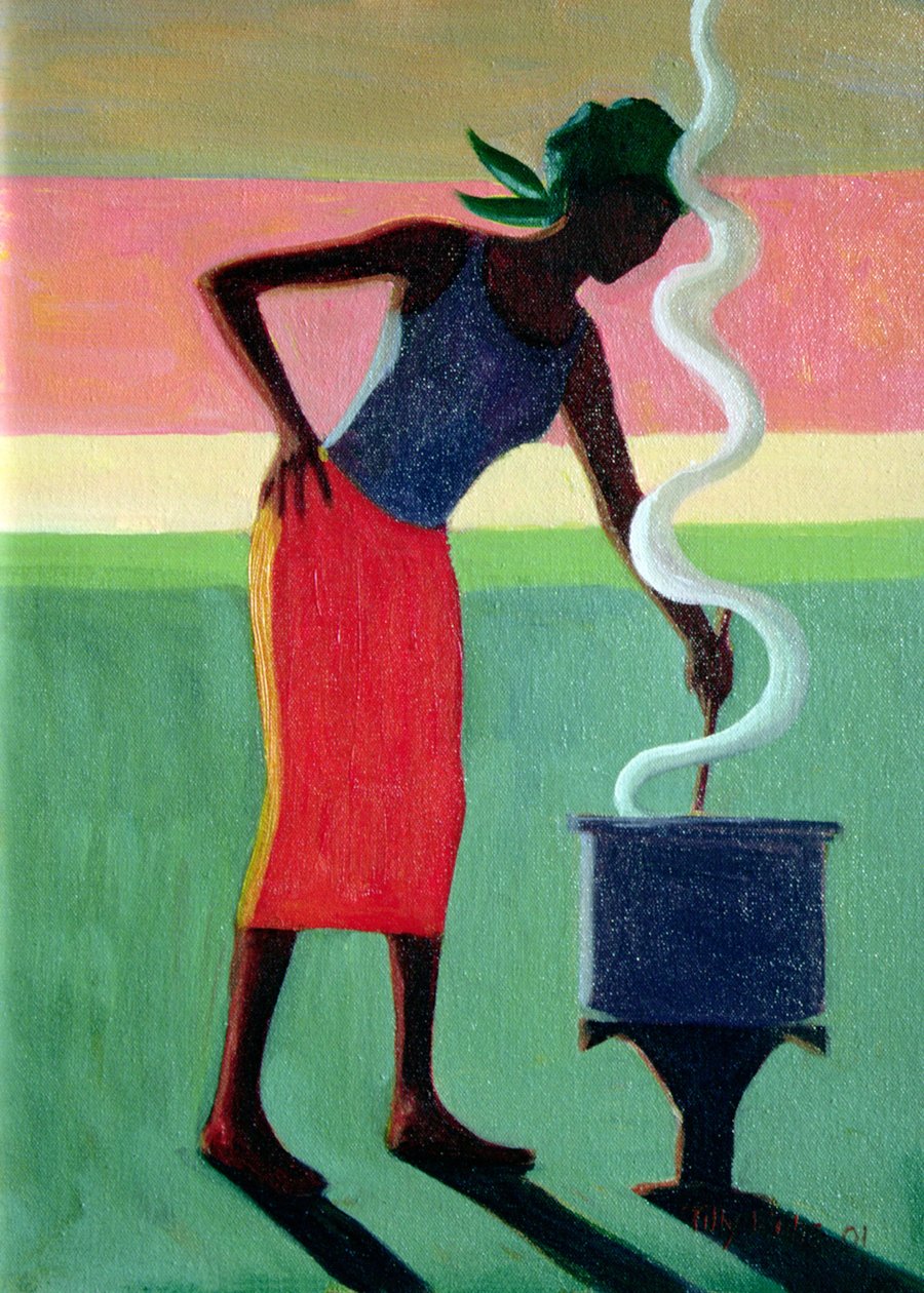 Cooking Rice, 2001 by Tilly Willis