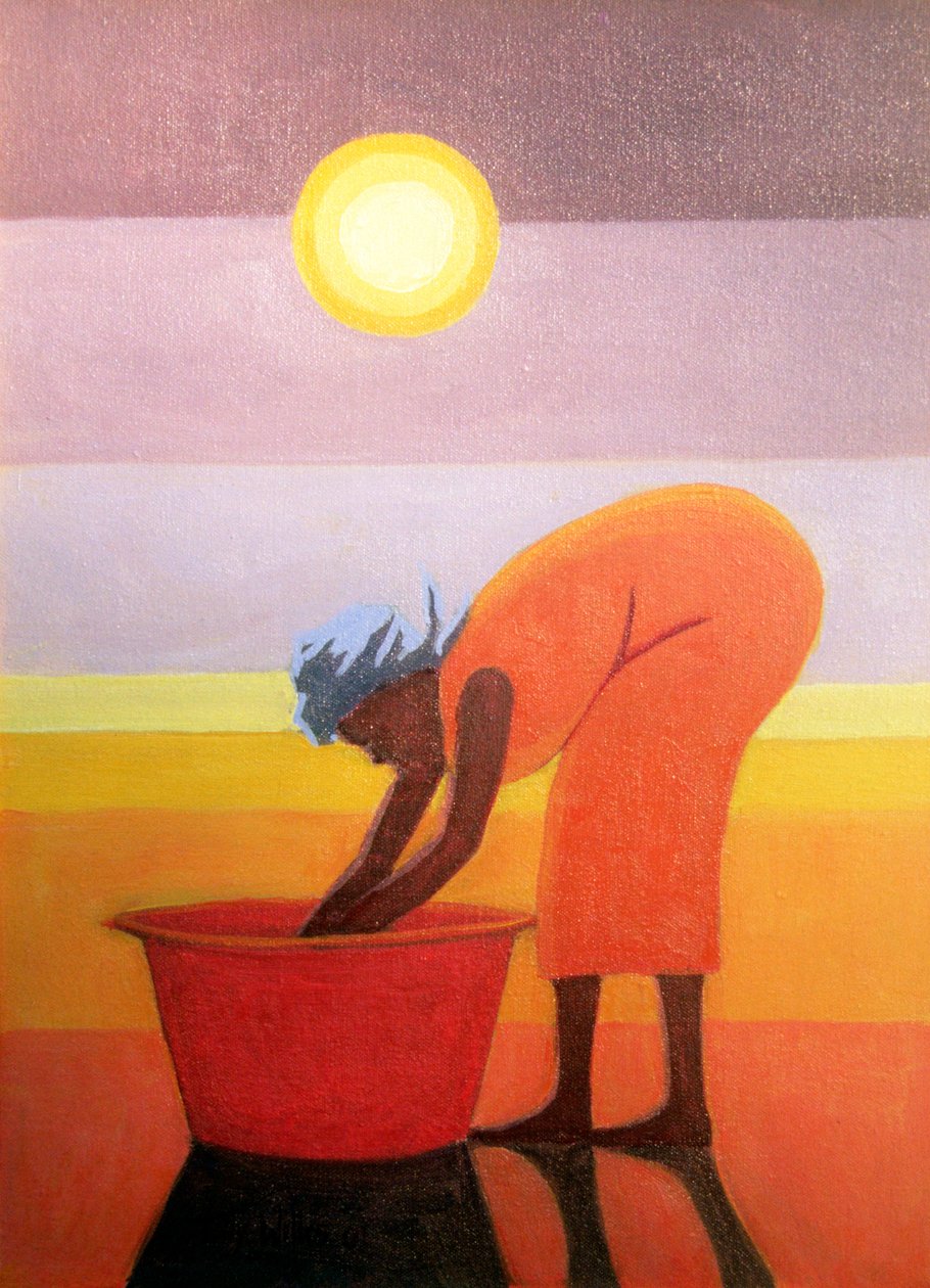 The Red Bucket, 2002 by Tilly Willis